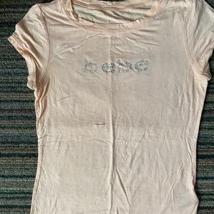 bebe Rhinestone shirt